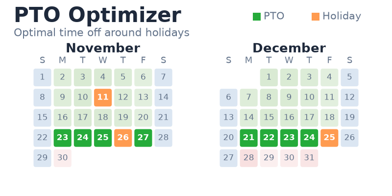 PTO Calendar Optimizer